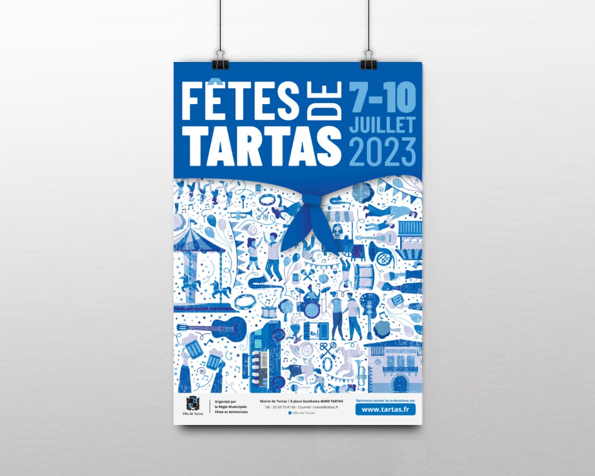 Affiche des fêtes de Tartas