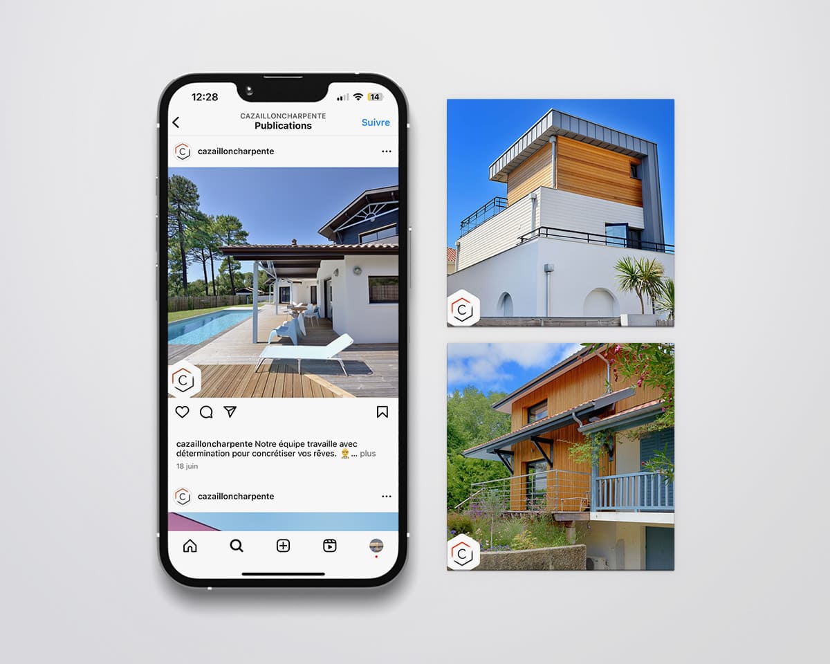 Réseaux sociaux Cazaillon Charpente