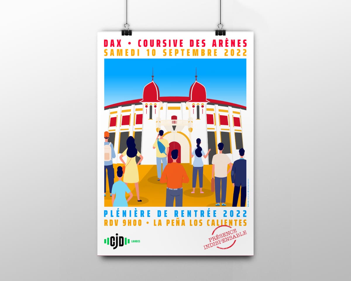 Affiche CJD Landes