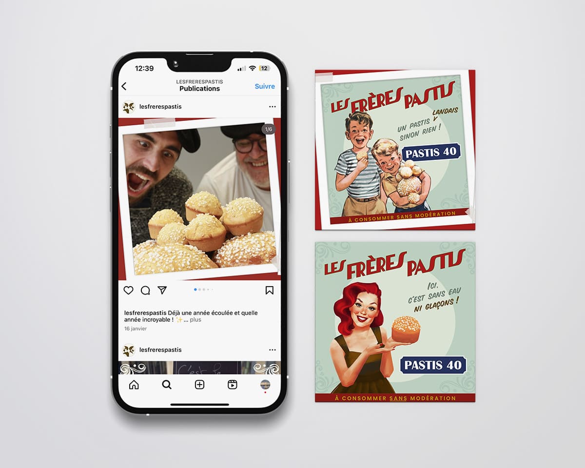 Réseaux sociaux Les Frères Pastis