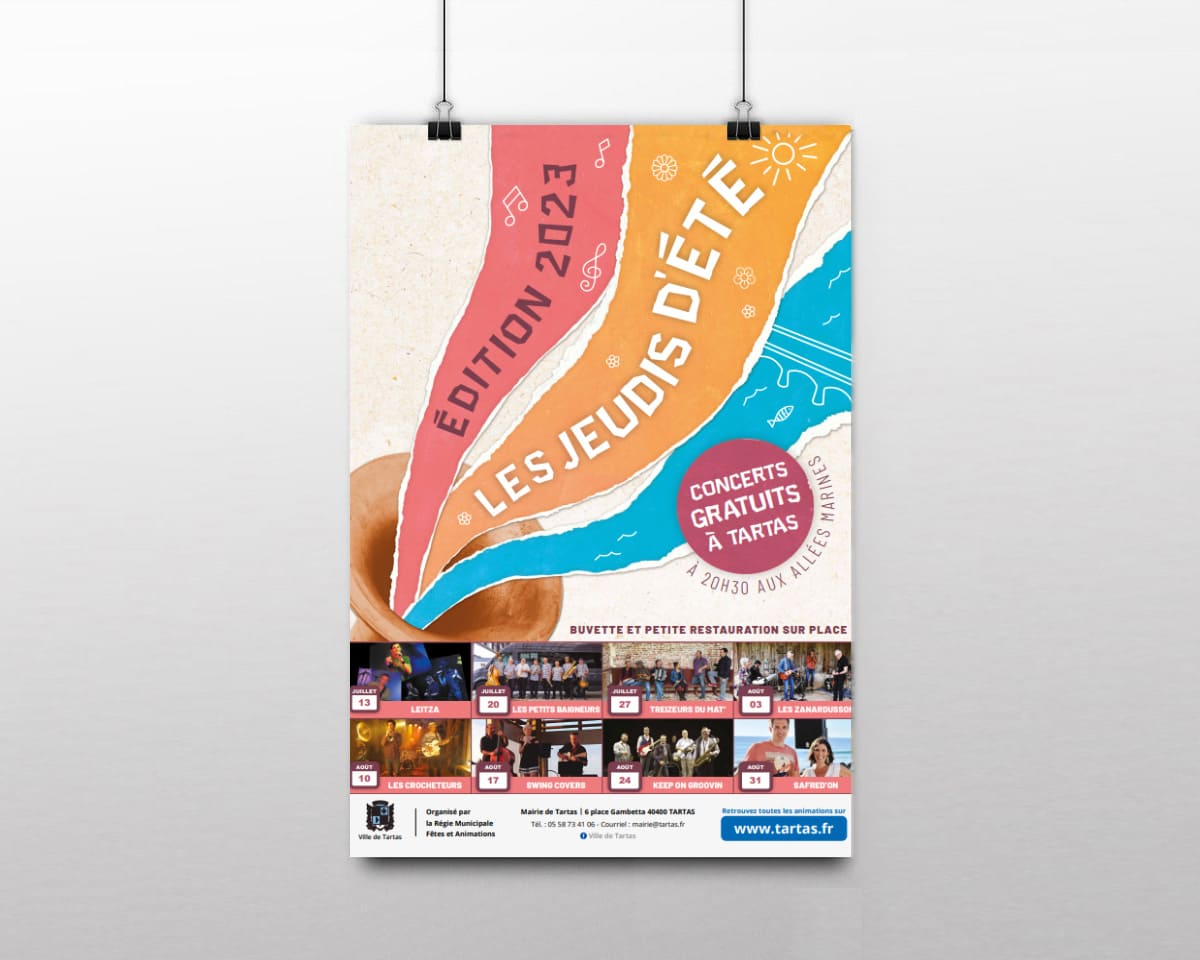 Création graphique pour la mairie de Tartas