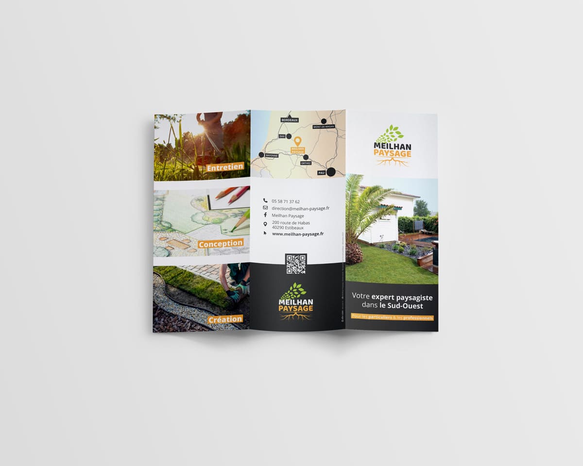 Création graphique Meilhan Paysage