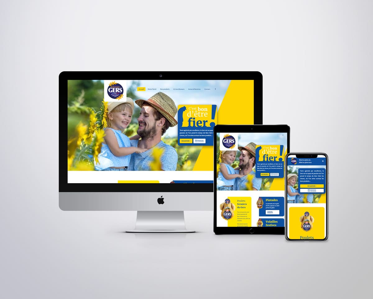 Site internet Poulet du Gers