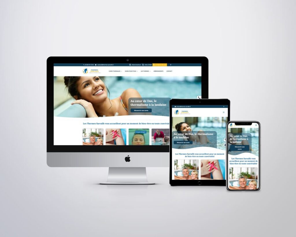 Site internet Thermes Sarrailh
