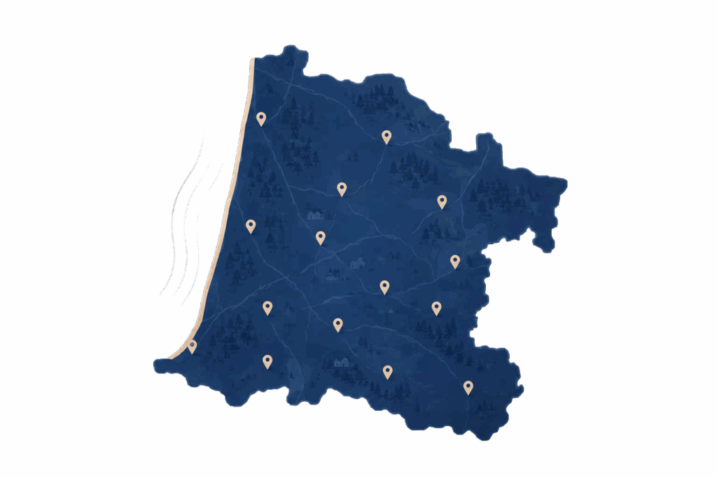 landes carte